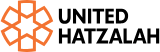 United Hatzalah logo featuring an orange Star of David and pulse line, Hatzolah EMS icon for Israel emergency medical services and Jewish emergency services