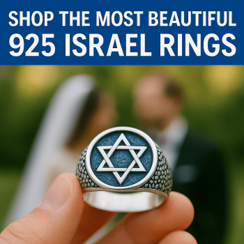 Jewish rings, 925 silver rings