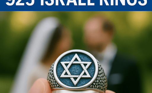 Jewish rings, 925 silver rings