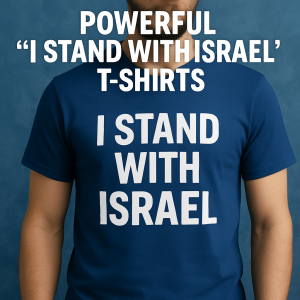 i stand with Israel t shirt, we stand with israel t shirts, support Israel T-shirts, i stand with israel t shirt