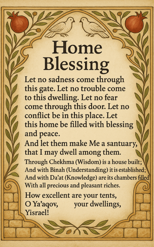 home blessing